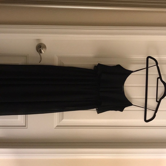 Black sheer flowy dress - Picture 1 of 4